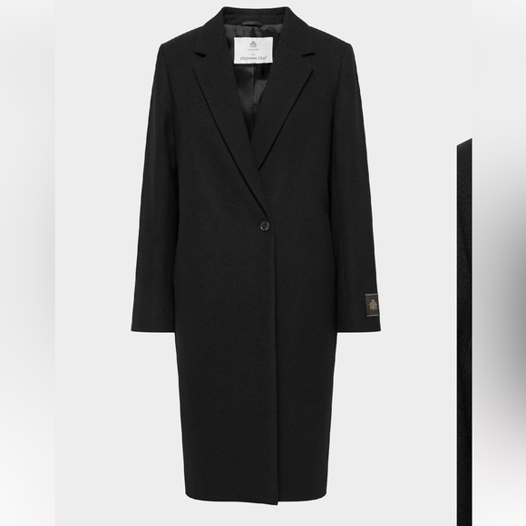 Babaton The New Stedman Coat - Virgin Wool in BLACK - Picture 2 of 8